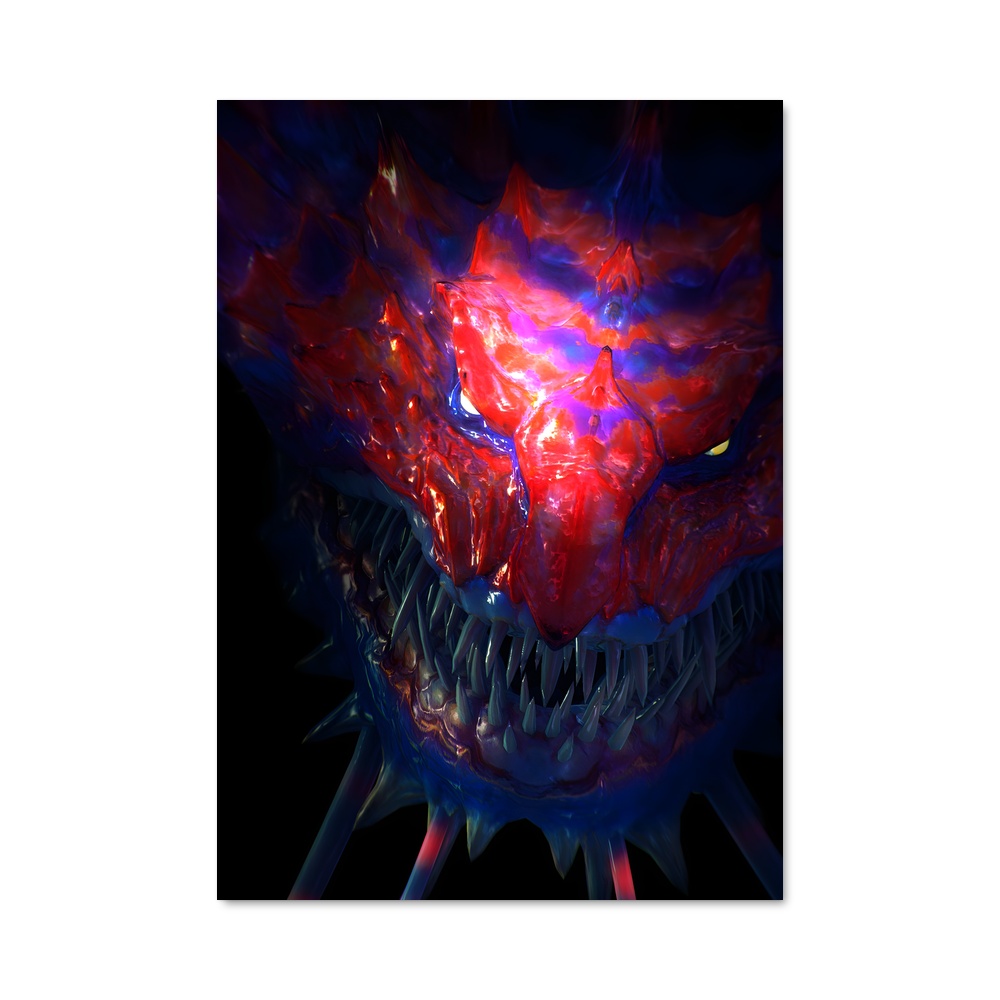 Poster Tête de Monstre